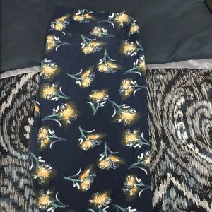 LuLaRoe TC leggings floral